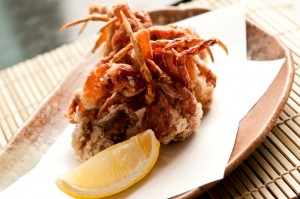Deep fried soft shell crab - a must try!