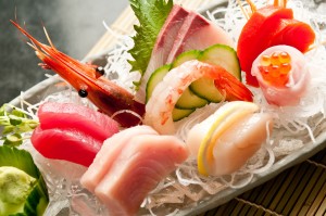 Try our chef's selection of assorted sashimi